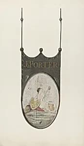 Tavern Sign: "J. Porter" by Alfred Parys