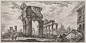 Tempio di Giove Tonante by Giovanni Battista Piranesi