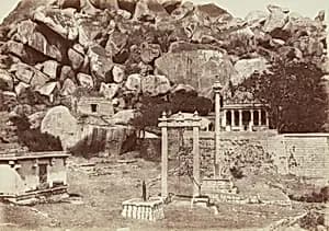 Temple, Chitradurga, India by Dr. William Henry Pigou