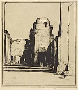 Tepidarium: Thermae of Caracalla by David Young Cameron