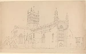 Tewkesbury Abbey by Joseph Mallord William Turner