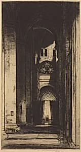 Tewkesbury Abbey by David Young Cameron