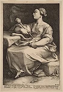 Thalia by Hendrick Goltzius