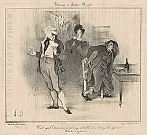 Théatre de palais royal... by Honoré Daumier