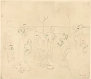 The Acrobats (Les saltimbanques) by Pablo Picasso