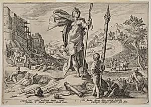 The Age of Bronze by Workshop of Hendrick Goltzius, after Hendrick Goltzius
