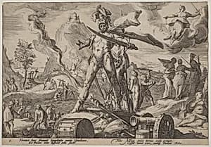 The Age of Iron by Workshop of Hendrick Goltzius, after Hendrick Goltzius