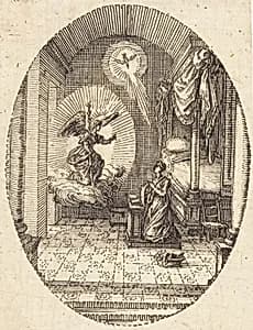 The Annunciation by Jacques Callot