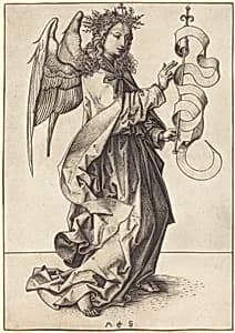 The Archangel Gabriel by Martin Schongauer