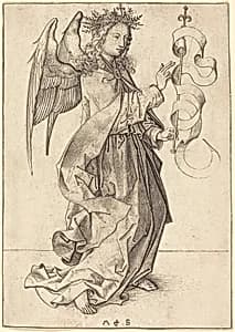 The Archangel Gabriel by Martin Schongauer