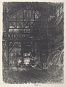 The Armour Plate Press by Joseph Pennell