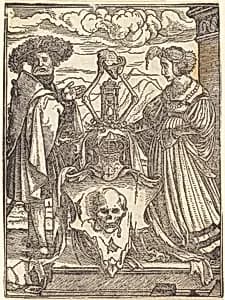 The Arms of Death by Hans Lützelburger after Hans Holbein the Younger
