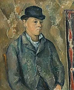 The Artist's Son, Paul by Paul Cezanne