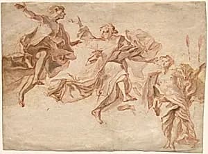 The Ascension of Christ by Cosmas Damian Asam