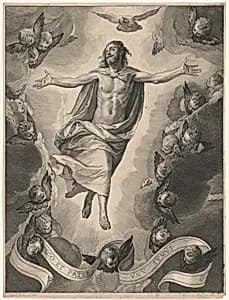 The Ascension of Christ by Cornelis Visscher, after Veronese