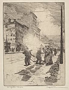 The Asphalters, Wabash Ave. by Ralph M. Pearson