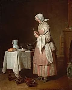 The Attentive Nurse by Jean Siméon Chardin