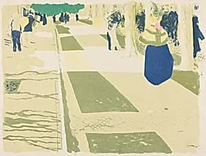 The Avenue (L'avenue) by Edouard Vuillard