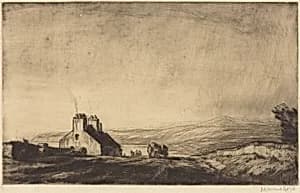 The Ballantrae Road by Muirhead Bone