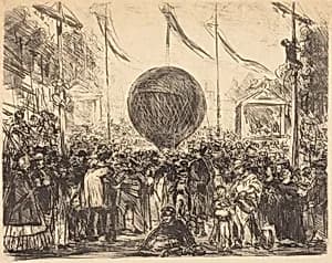 The Balloon by Edouard Manet