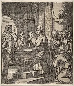 The Baptism of Christ by Giovanni Battista Fontana