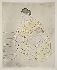 The Bath by Mary Cassatt