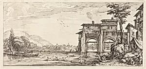 The Bathers by Jacques Callot