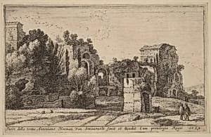The Baths of Caracalla by Herman van Swanevelt