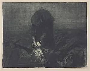 The Battle Field (Schlachtfeld) by Käthe Kollwitz