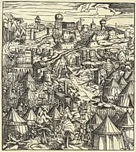 The Battle of Padua by Hans Burgkmair I
