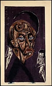 The Blond Painter Stirner by Ernst Ludwig Kirchner