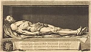 The Body of Christ by Nicolas de Plattemontagne after Philippe de Champaigne