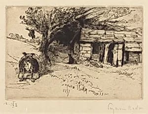 The Cabin by Francis Seymour Haden