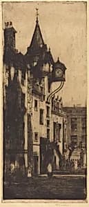 The Canongate Tolbooth by David Young Cameron