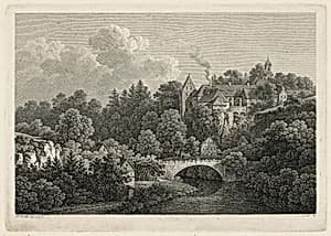 The Castle of Lohmen by Philipp Veith