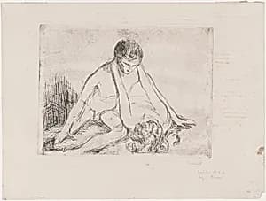 The Cat (Katten) by Edvard Munch