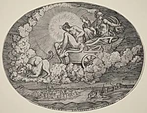 The Chariot of Diana by Raimondi School
