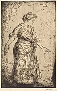 The Charwoman by Augustus John