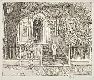 The Chase House by Childe Hassam