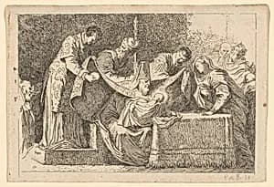 The Circumcision by Jean-Honoré Fragonard after Jacopo Tintoretto