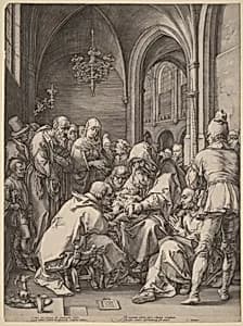 The Circumcision by Hendrik Goltzius in the style of Albrecht Dürer
