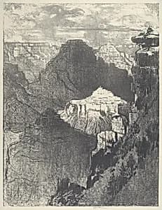 The City under the Black Mountain by Joseph Pennell