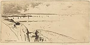 The Cliffs of Aberdeenshire by David Young Cameron