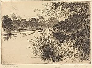 The Clyde near Carmyle by David Young Cameron