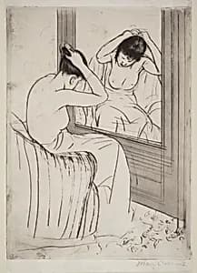 The Coiffure by Mary Cassatt