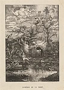 The Comedy of Death by Rodolphe Bresdin