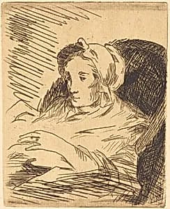 The Convalescent (La convalescente) by Edouard Manet