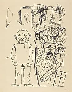 The Convict (Der Zuchthäusler) by George Grosz