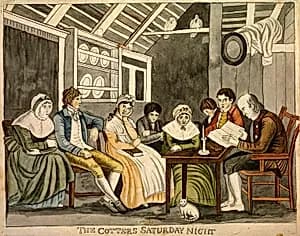 The Cotters Saturday Night by Eunice Pinney