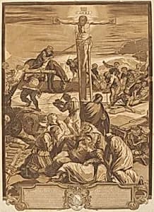 The Crucifixion [Center Panel] by John Baptist Jackson, after Jacopo Tintoretto